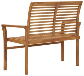 vidaXL Záhradná lavička 112 cm, tíkový masív-