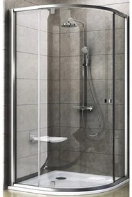 Sprchovací kút RAVAK Pivot PSKK3-100 satin + Transparent 376AAU00Z1