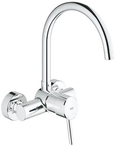 Drezová batéria GROHE Concetto New s otočným ramienkom chróm 32667001