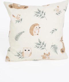 Bavlnená obliečka na vankúš Renforcé 40 × 40 cm - Lesní kamaráti