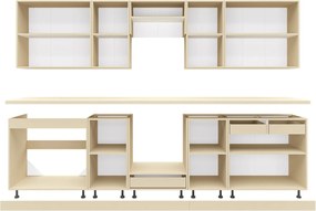 Kuchynská linka 300 FIJONA, dub wotan-wenge
