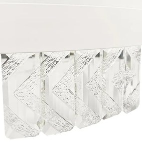 LED Stmievateľný prisadený luster LED/75W/230V 3000-6500K biela + diaľkové ovládanie