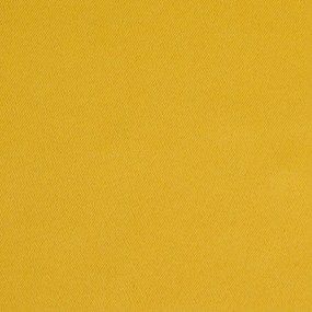 Horčicový zatemňovací záves na krúžkoch PARISA 135x250 cm