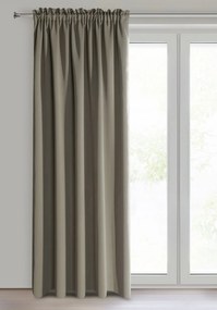 ZATEMŇOVACÍ ZÁVES NA PÁSKE LOGAN 135X270 CM TMAVOBÉŽOVÁ