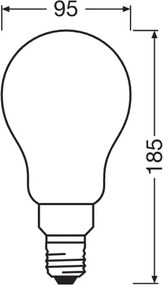 LED Stmievateľná žiarovka STAR E27/24W/230V 2700K - Osram