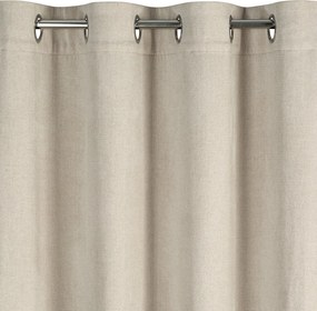 ZÁVES NA KRÚŽKOCH BLAKE 140X250 CM SVETLOBÉŽOVÁ