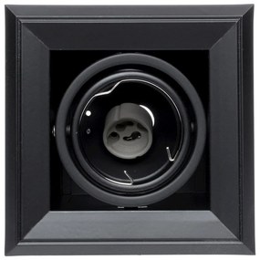 Podhľadové svietidlo Blocco, 1x čierne kovové tienidlo, (možnosť polohovania), b