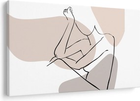 Obraz - Woman body line art N⁰1 (90x60 cm)