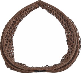 Skládací závěsné houpací křeslo Houseland Lisso XL hnědé