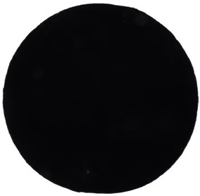 Koberec RABBY čierny kruh