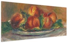 Obraz - Auguste Renoir, Peaches on a  Plate, reprodukcia (120x50 cm)