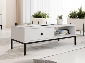 Konferenčný stolík Tezarta 1SZ (biela + čierna) . Vlastná spoľahlivá doprava až k Vám domov. 1103767