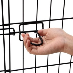 Přepravní klec pro psy s potahem na sedačky do auta Vieros černá