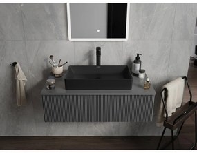 Mexen NADIA umývadlo, 60 x 35 cm, čierna matná, 21616085