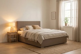 Postel MARS 160x200 cm Béžová S matracom