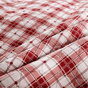 Prehoz na posteľ TARTAN HEART, farebný Rozmer: 220 x 240 cm