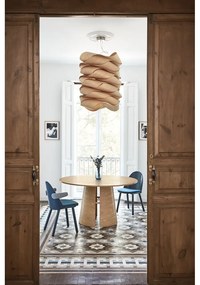 Okrúhly jedálenský stôl v dekore duba v prírodnej farbe ø 137 cm Cep – Teulat