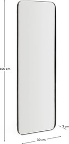 Nástenné zrkadlo 30x100 cm Marco – Kave Home