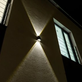 Brilagi - LED Solárne nástenné svietidlo PYRAMID LED/2W/3,2V 1300 mAh IP54