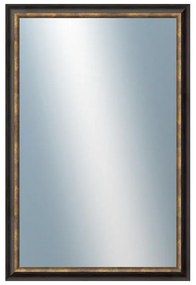 DANTIK - Zrkadlo v rámu, rozmer s rámom 40x60 cm z lišty TRITON čierna (2139)