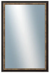 DANTIK - Zrkadlo v rámu, rozmer s rámom 40x60 cm z lišty TRITON čierna (2139)
