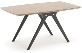 Konferenčný stolík SWING, 1100x600x520 mm, zadymený dub