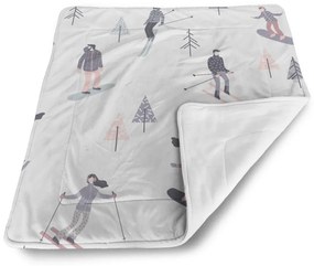 Sablio Deka pre bábätko Lyžiari - 80x100 cm