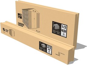 G21 Záhradný domček 340 × 382 × 205 cm (sivá)