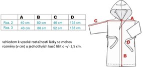 Dětský župan Donkey 2 vel. 122-140 modrý