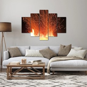 Obraz ohňa (150x105 cm)