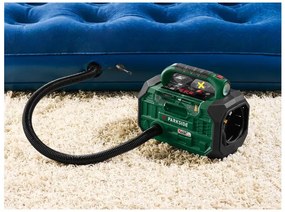 Parkside®  Aku kompresor a pumpa PKA 20-Li D3 + Akumulátor 20 V 2 Ah + Nabíjačka 20 V 2,4 A  (800011853)