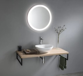 Aqualine Sapho, VEGA pracovná doska 104x45cm, dub platin