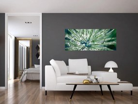 Obraz - Makro snímka kvetu (120x50 cm)