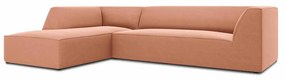 Štvormiestna zamatová pohovka Ruby 273 × 180 × 69 cm