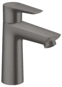 Hansgrohe Talis E, umývadlová batéria 110 s odtokovou súpravou s ťahadlom, kefovaná čierna chrómová, HAN-71710340