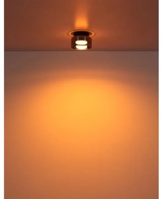 Globo 16055DS - LED Stropné svietidlo HIGGINS 1xGX53/6W/230V pr. 13 cm čierna