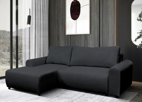 XXXLutz ROHOVÁ SEDAČKA, textil, čierna MID.YOU - Sedačky - 001574005902