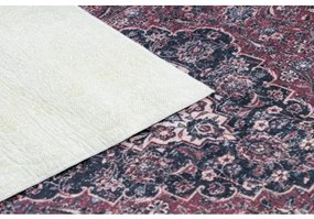 ANDRE 2288 umývací koberec orientálne vintage protišmykový - bordó / sivá Veľkosť: 120x170 cm