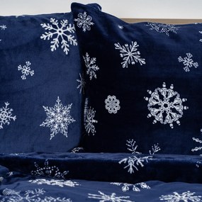 4Home Obliečky mikroflanel Midnight Snowfall, 140 x 220 cm, 70 x 90 cm