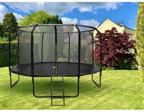 Záhradná trampolína SkyFlyer 14FT 426cm – čierna