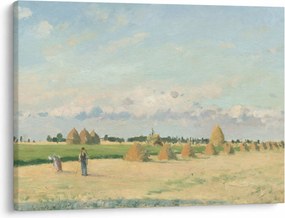 Obraz - Camille Pissarro, Landscape, Ile de France, reprodukcia (70x50 cm)