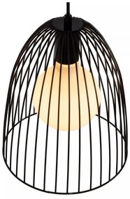 Lucide 74417/01/30 - Luster na lanku MACARONS 1xE27/40W/230V pr. 24,5 cm čierna