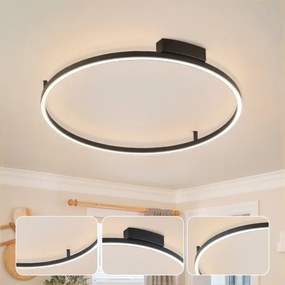 Brilagi - LED stmievateľné svietidlo PORTOFINO LED/60W/230V priemer 80 cm čierna + DO