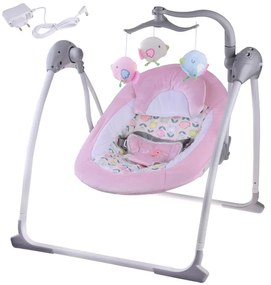 Elektrické hojdacie kreslo s uspávankami a zvukmi prírody ZA4693