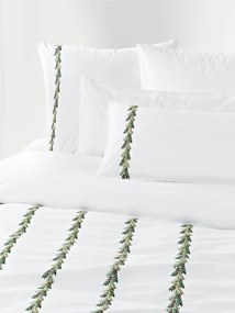 Bavlnená obliečka na paplón's vianočnou výšivkou Evan