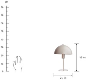 TOPEE Stolná lampa - béžová