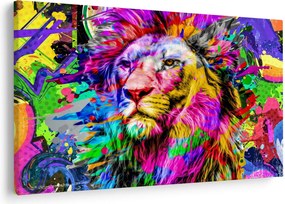 Obraz - 3D obraz leva (90x60 cm)