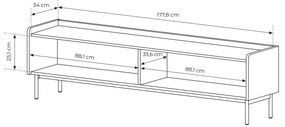 TV Stolík/Skrinka Lemenn 180 (béžová). Vlastná spoľahlivá doprava až k Vám domov. 1097462