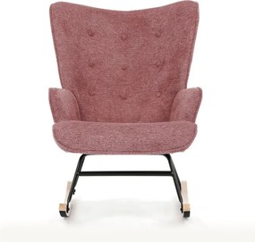 Autronic, AK-373 PINK2, Moderné hojdacie kreslo v elegantnom ružovom prevedení