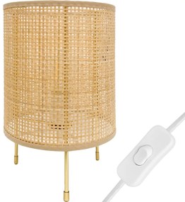 Stolová lampa BOHO bambusová